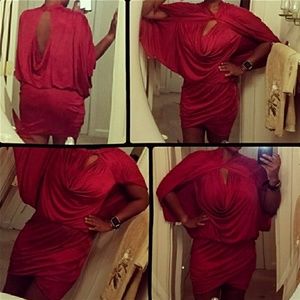 BCBG Runway Draped Dress